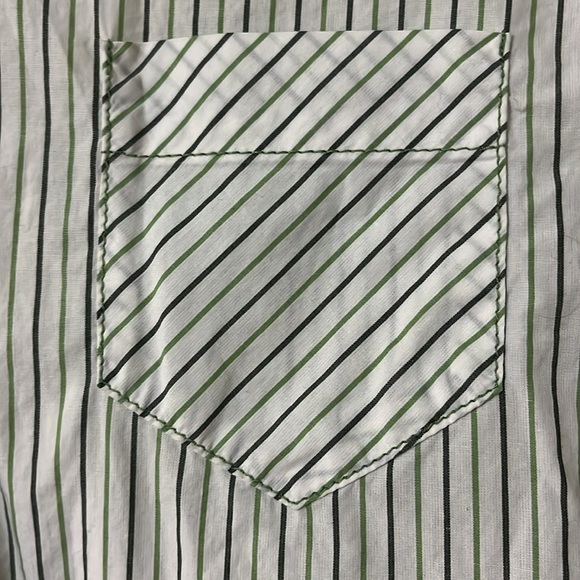 Express button down L green - Picture 3 of 4